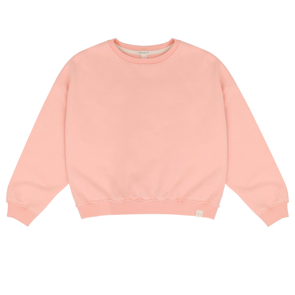 JENEST Lucky bird sweater Peach orange